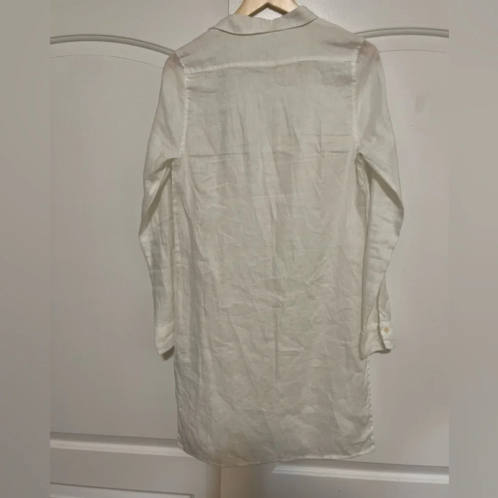 CP Shades linen button down tunic dress - Picture 2 of 4